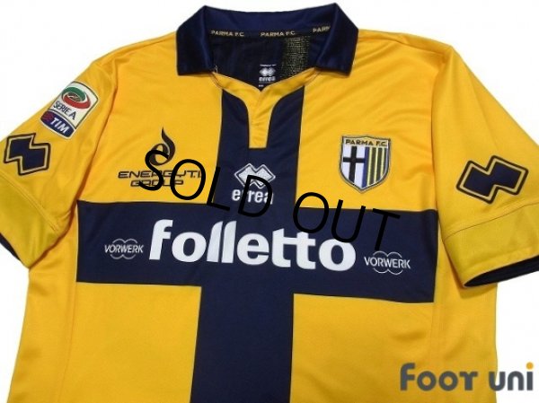 Photo3: Parma 2014-2015 3rd Shirt #99 Cassano Serie A Tim Patch/Badge (3)