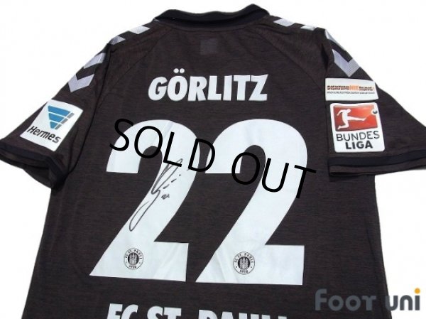 Photo4: FC St.Pauli 2014-2015 Home Shirt #22 Görlitz Bundesliga Patch/Badge Hermes Patch/Badge DISKRIMINIERUNG Patch/Badge (4)