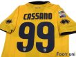 Photo4: Parma 2014-2015 3rd Shirt #99 Cassano Serie A Tim Patch/Badge (4)