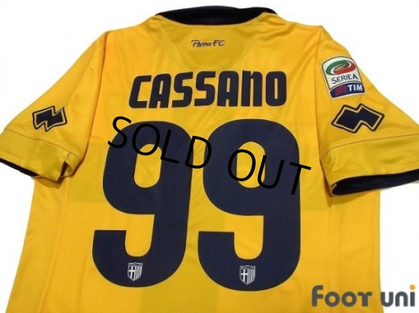 Photo4: Parma 2014-2015 3rd Shirt #99 Cassano Serie A Tim Patch/Badge (4)