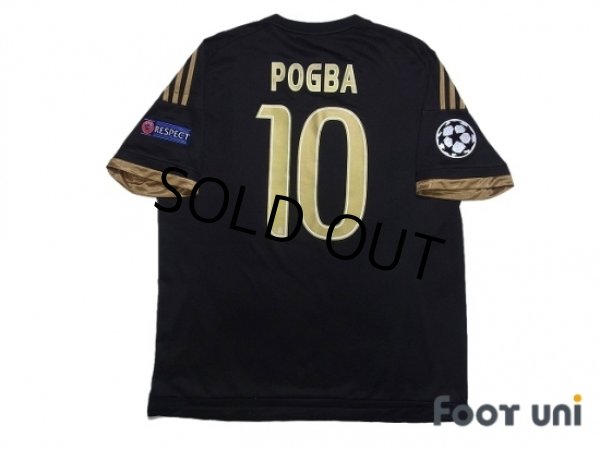 Photo2: Juventus 2015-2016 3rd Shirt #10 Pogba Champions League Patch/Badge Respect Patch/Badge w/tags (2)