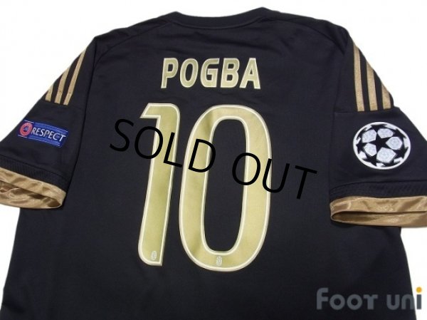 Photo4: Juventus 2015-2016 3rd Shirt #10 Pogba Champions League Patch/Badge Respect Patch/Badge w/tags (4)