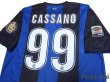 Photo4: Inter Milan 2012-2013 Home Shirt #99 Cassano Serie A Tim Patch/Badge (4)