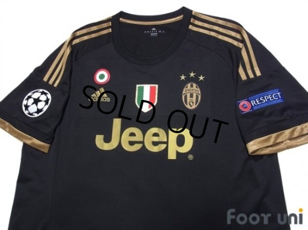 Photo3: Juventus 2015-2016 3rd Shirt #10 Pogba Champions League Patch/Badge Respect Patch/Badge w/tags (3)