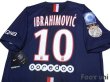 Photo4: Paris Saint Germain 2014-2015 Home Shirt #10 Ibrahimovic w/tags (4)