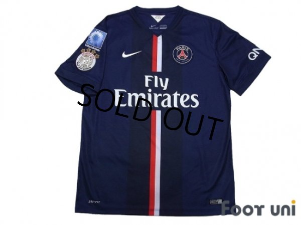 Photo1: Paris Saint Germain 2014-2015 Home Shirt #10 Ibrahimovic w/tags (1)