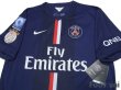 Photo3: Paris Saint Germain 2014-2015 Home Shirt #10 Ibrahimovic w/tags (3)