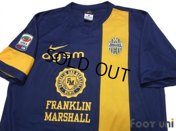 Photo3: Hellas Verona FC 2013-2014 Home Shirt #15 Iturbe Serie A Tim Patch/Badge w/tags (3)