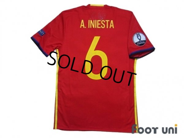 A. INIESTA サイン入りユニフォーム 6 イニエスタ A. INIESTA サイン入りユニフォーム 6 イニエスタ - メルカリ