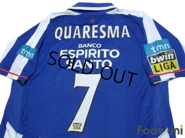 Photo4: FC Porto 2007-2008 Home Shirt #9 Quaresma (4)