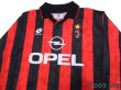 Photo3: AC Milan 1995-1996 Home Long Sleeve Shir #6 Baresi (3)