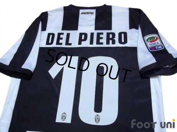 Photo4: Juventus 2012-2013 Home Shirt #10 Del Piero Serie A Tim Patch/Badge (4)