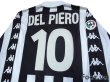 Photo4: Juventus 1999-2000 Home Long Sleeve Shirt #10 Del Piero Lega Calcio Patch/Badge (4)