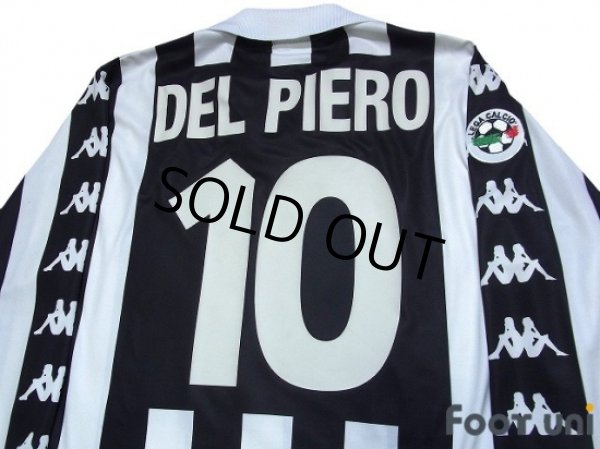 Photo4: Juventus 1999-2000 Home Long Sleeve Shirt #10 Del Piero Lega Calcio Patch/Badge (4)