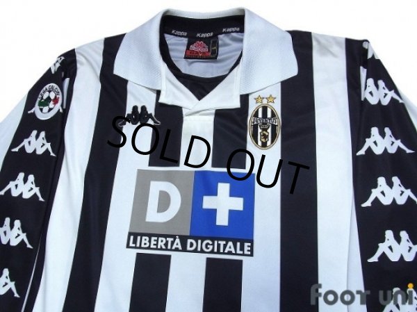 Photo3: Juventus 1999-2000 Home Long Sleeve Shirt #10 Del Piero Lega Calcio Patch/Badge (3)
