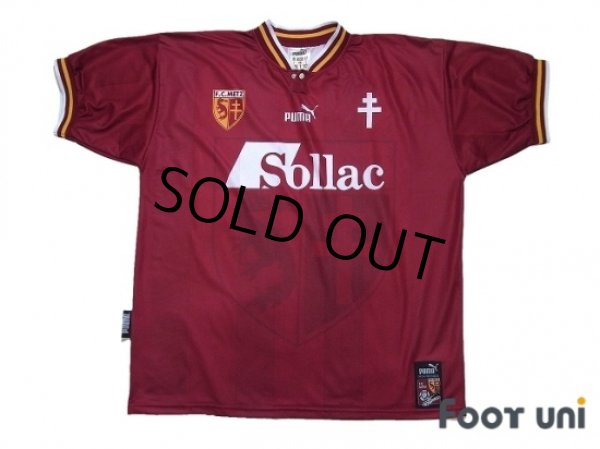 Photo1: FC Metz 1997-1998 Home Shirt (1)