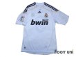 Photo1: Real Madrid 2009-2010 Home Shirt #9 Ronaldo LFP Patch/Badge (1)