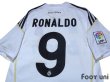 Photo4: Real Madrid 2009-2010 Home Shirt #9 Ronaldo LFP Patch/Badge (4)