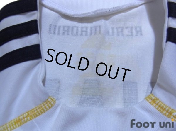 Photo5: Real Madrid 2009-2010 Home Shirt #9 Ronaldo LFP Patch/Badge (5)