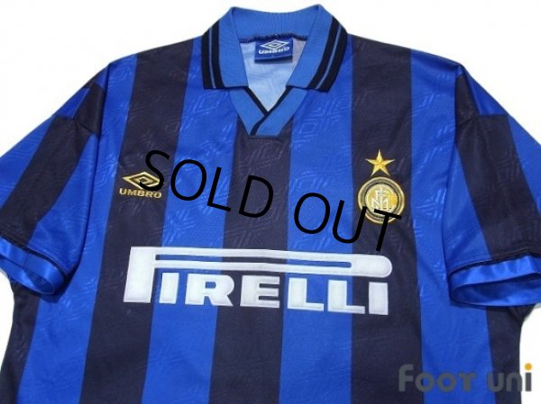 Photo3: Inter Milan 1995-1996 Home Shirt #6 Roberto Carlos (3)