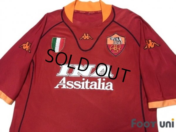 Photo3: AS Roma 2001-2002 Home Shirt Scudetto Patch/Badge (3)