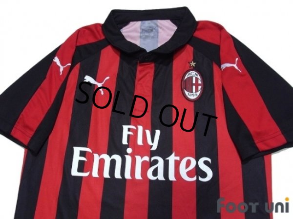 Photo3: AC Milan 2018-2019 Home Shirt (3)