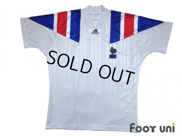 Photo1: France 1992 Away Shirt (1)