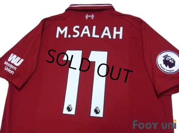 Photo4: Liverpool 2018-2019 Home Shirt #11 Mohamed Salah Primeira Liga Patch/Badge w/tags (4)