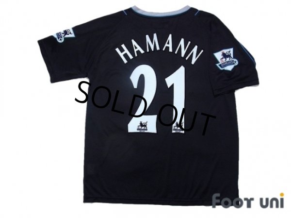 Photo2: Manchester City 2006-2007 Away Shirt #21 Hamann BARCLAYS PREMIERSHIP Patch/Badge (2)