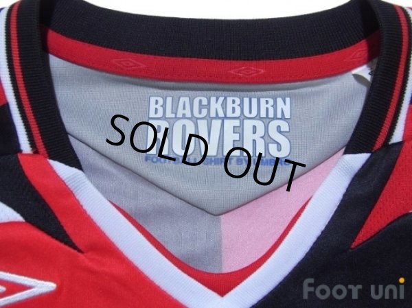 Photo4: Blackburn Rovers 2007-2008 Away Long Sleeve Shirt (4)