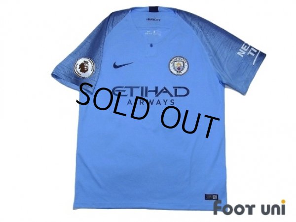 Photo2: Manchester City 2018-2019 Home Shirts and shorts Set #17 De Bruyne (2)