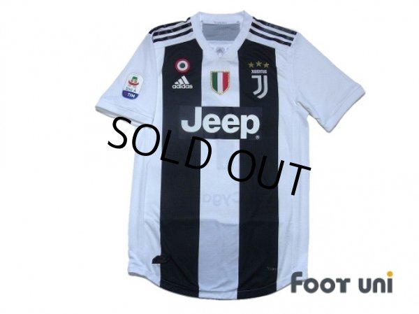 Photo2: Juventus 2018-2019 Home Authentic Shirts and Shorts Set #7 Ronaldo (2)