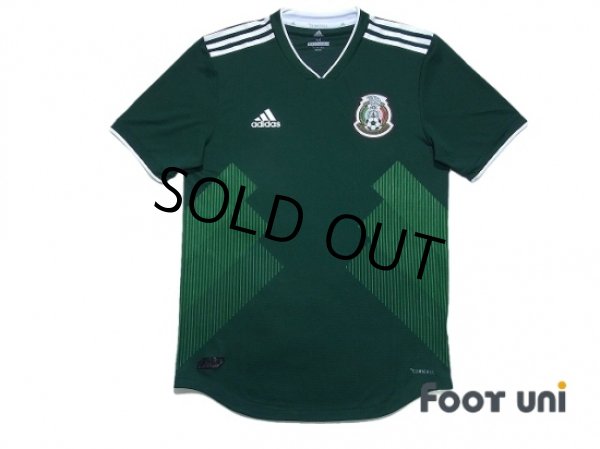 Photo1: Mexico 2018 Home Authentic Shirt (1)