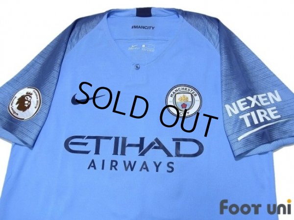 Photo4: Manchester City 2018-2019 Home Shirts and shorts Set #17 De Bruyne (4)