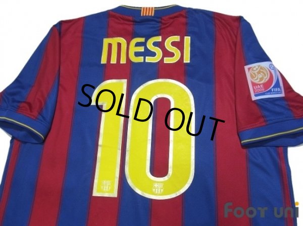 Photo4: FC Barcelona 2009-2010 Home Shirt #10 Messi w/tags (4)