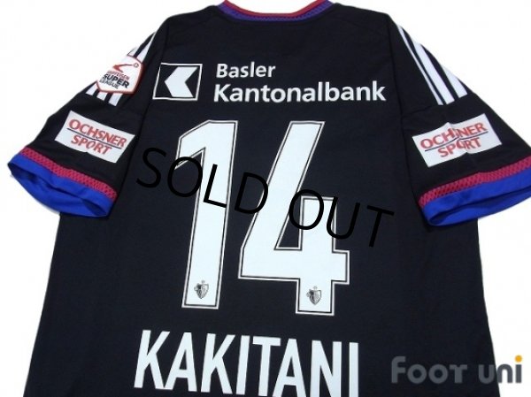 Photo4: Basel 2015-2016 Home Shirt #14 Kakitani RAIFFEISEN SUPER League Patch/Badge w/tags (4)