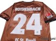 Photo4: FC St. Pauli 2010-2011 Home Centenario Shirt #24 Rothenbach (4)