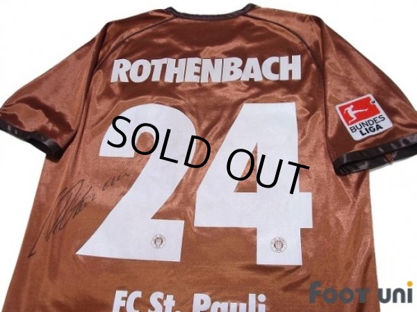 Photo4: FC St. Pauli 2010-2011 Home Centenario Shirt #24 Rothenbach (4)