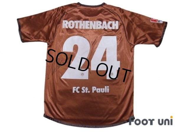 Photo2: FC St. Pauli 2010-2011 Home Centenario Shirt #24 Rothenbach (2)