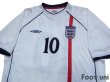 Photo3: England 2002 Home Shirt #10 Owen (3)