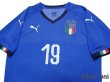 Photo3: Italy 2018 Home Shirt #19 Bonucci (3)