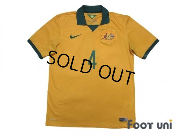 Photo1: Australia 2014 Home Shirt #4 Cahill (1)