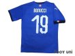 Photo2: Italy 2018 Home Shirt #19 Bonucci (2)