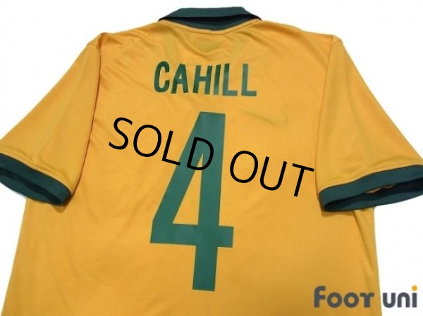 Photo4: Australia 2014 Home Shirt #4 Cahill (4)
