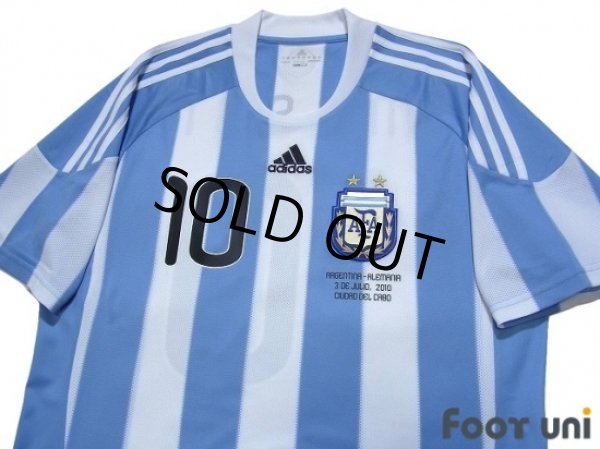 Photo3: Argentina 2010 Home Shirt #10 Messi (3)