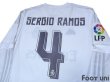 Photo4: Real Madrid 2015-2016 Home Long Sleeve Shirt #4 Sergio Ramos LFP Patch/Badge (4)