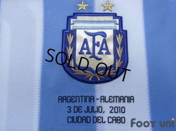 Photo6: Argentina 2010 Home Shirt #10 Messi (6)