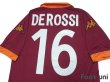 Photo4: AS Roma 2012-2013 Home Shirt #16 De Rossi (4)