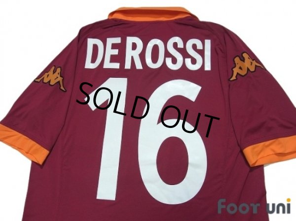 Photo4: AS Roma 2012-2013 Home Shirt #16 De Rossi (4)
