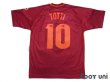 Photo2: AS Roma 1997-1998 Home Shirt #10 Totti (2)